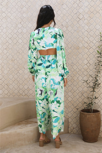Another Life Jumpsuit Green
