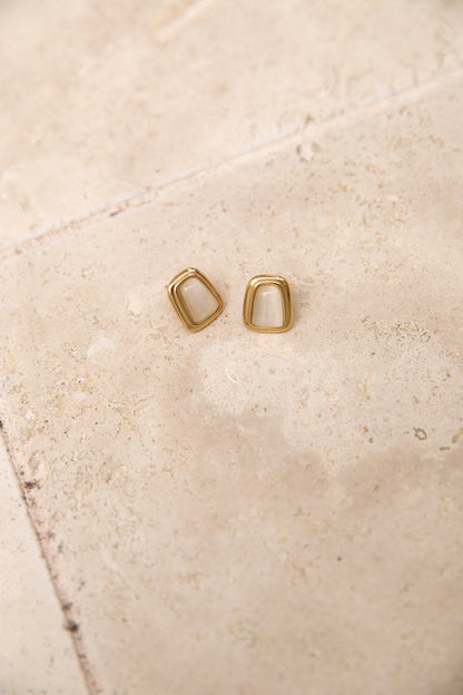 14k Gold Plated Wander Far Earrings Gold