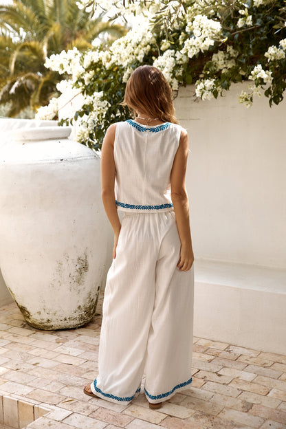 Easy Breezy Pant White