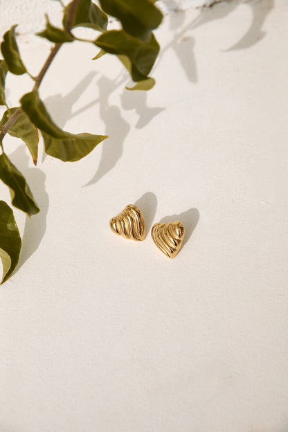 18k Gold Plated Fave Places Earrings Gold