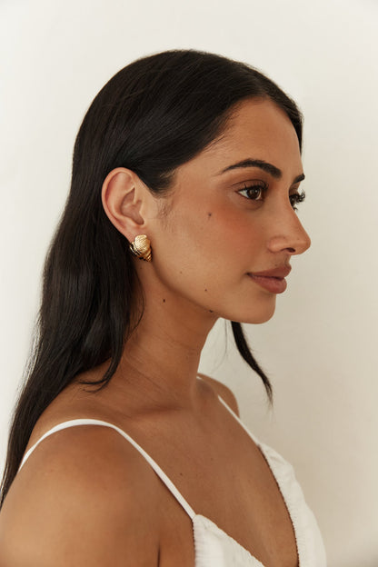 18K Gold Plated Find Your Shell Earrings