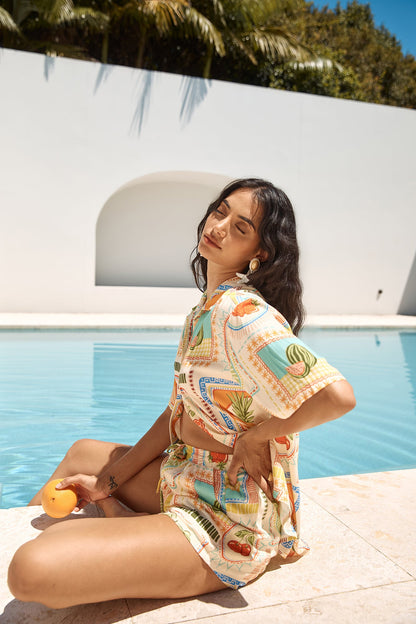 SEVEN WONDERS Agata Shirt Agata Print
