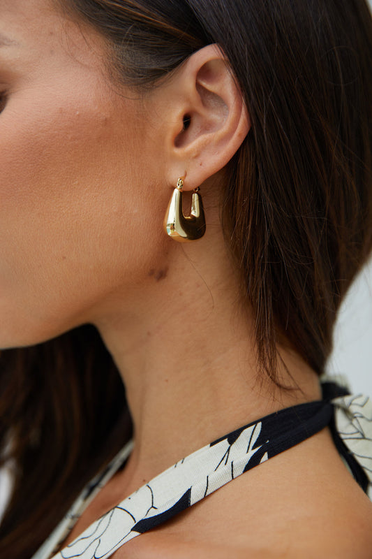 18K Gold Plated The Classics Earrings Gold