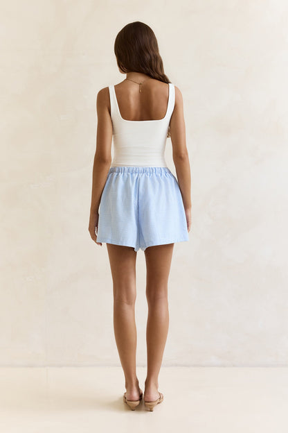 Sunlounge Summers Gingham Shorts Blue