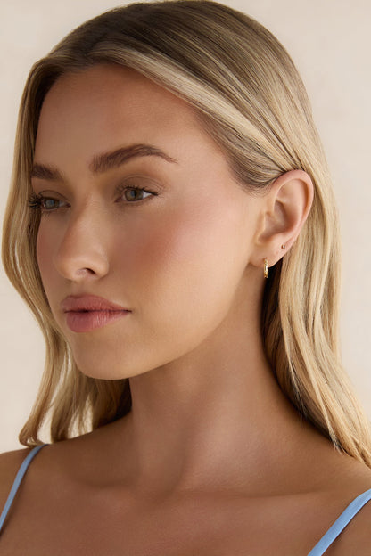 18K Gold Plated Stars At Night Earrings Gold