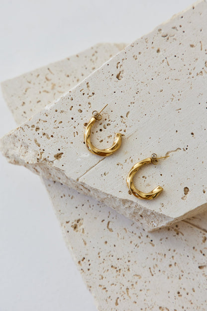 18k Gold Plated Mithriel Earrings Gold