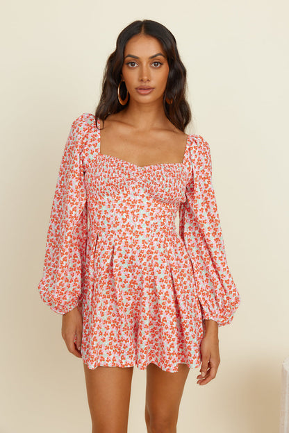 Sweet As Pie Romper Red