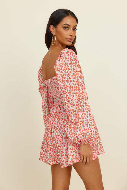 Sweet As Pie Romper Red