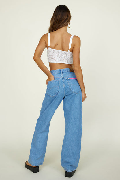 Move With Grace Crop Top White