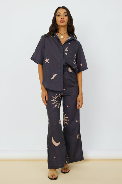 Constellations In The Sky Shirt Black
