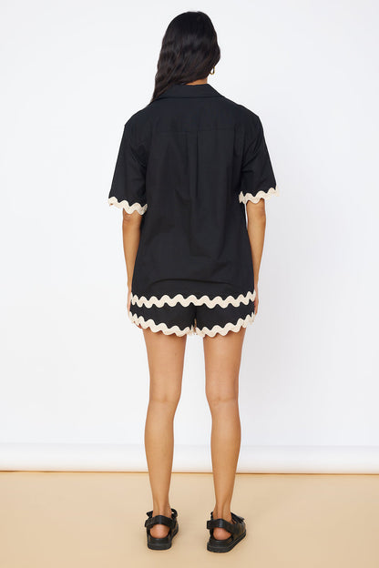 SEVEN WONDERS Harry Shirt Black