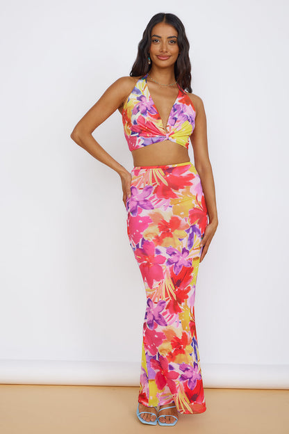 RUNAWAY THE LABEL Romance Top Pink