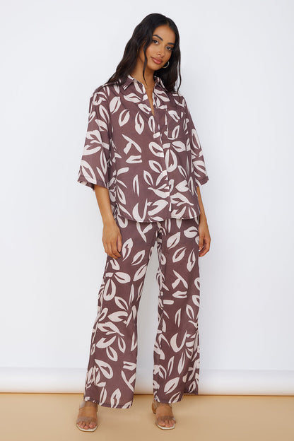Midnight Enchantment Top Brown