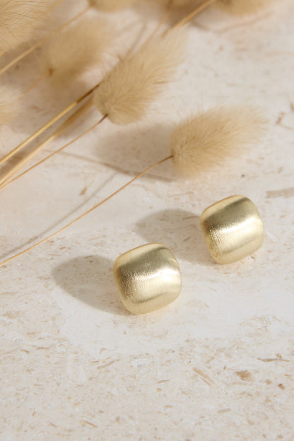 18K Gold Plated First Class Earrings Gold