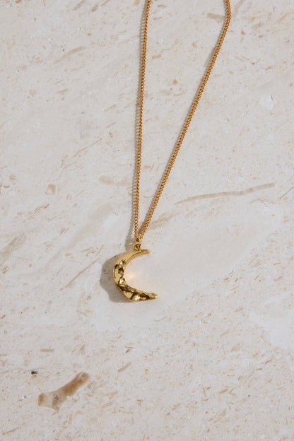 18K Gold Plated La Luna Necklace Gold