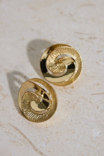 18K Gold Plated Fira Earrings Gold