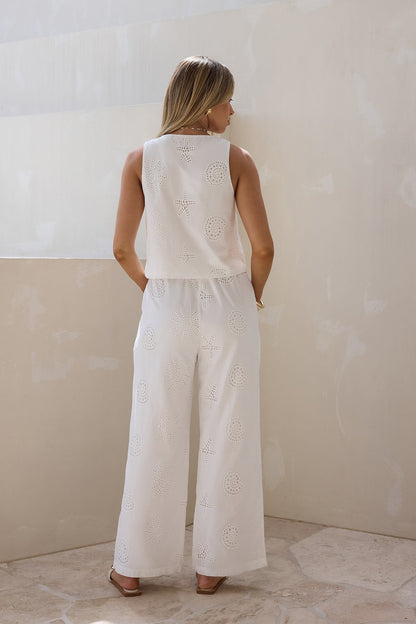Breathe For You Pants White