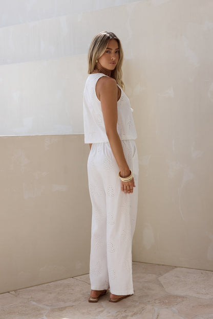Breathe For You Pants White