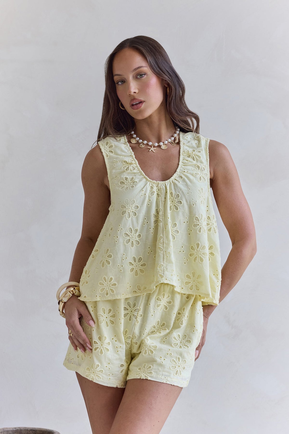 Kyra Shorts Yellow