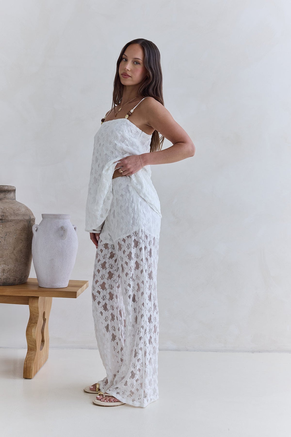 Highlight Reel Lace Set White