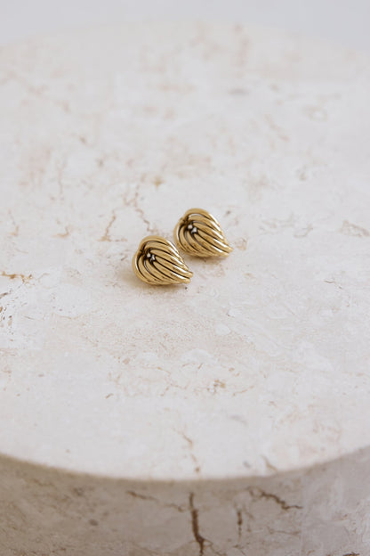 Twists And Turns Earrings Gold