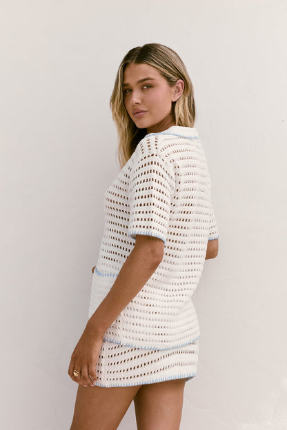 Avalon Knit Top Blue