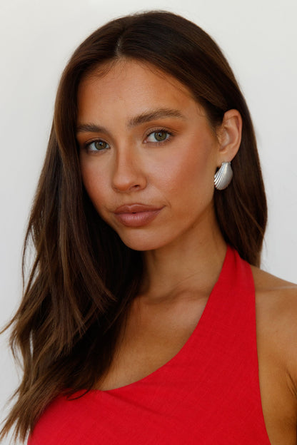 Washed Up Earrings Silver