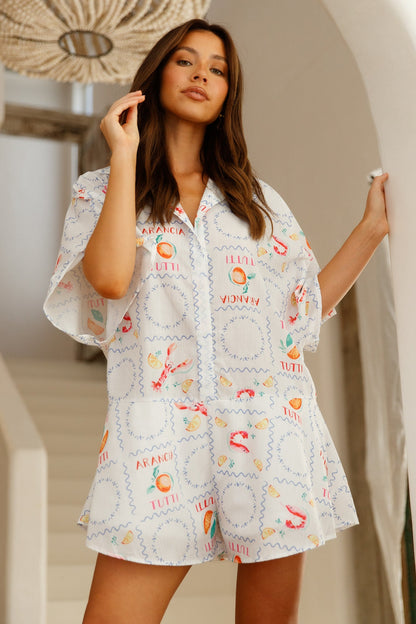 Fruit Salad Romper Multi