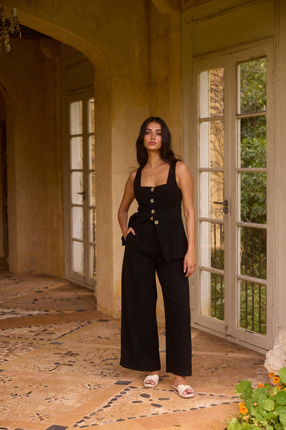 Shell Island Pants Black