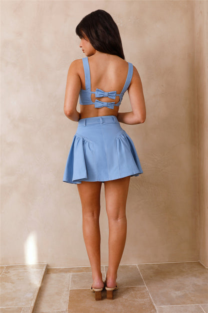 Ocean Dreamer Crop Top Blue
