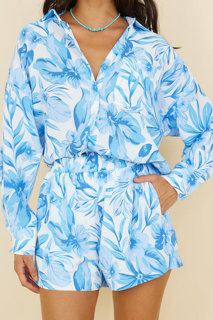 Summer Sweethearts Top Blue
